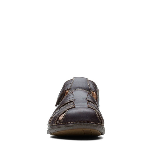 Clarks Men's Nature Limit Sandals Mahogany Leather Clarks Men's Nature Limit Sandals Mahogany Leather