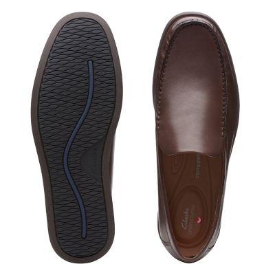 Clarks Men's Ferius Creek Dark Brown Leather Clarks Men's Ferius Creek Dark Brown Leather