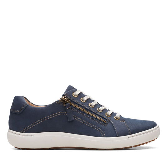Clarks Women's Nalle Lace Navy Nubuck Clarks Women's Nalle Lace Navy Nubuck