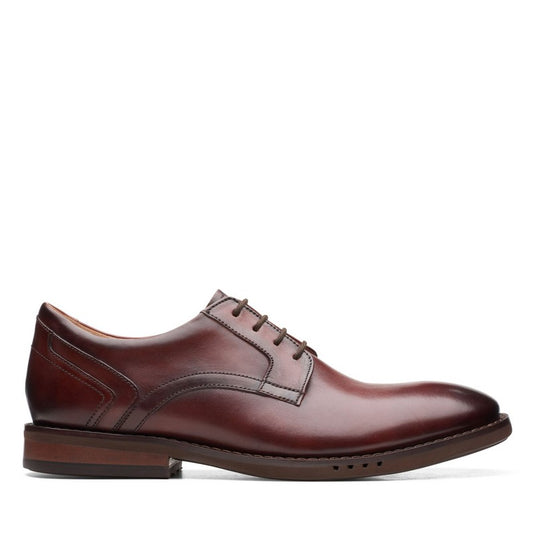Clarks Men's Un Hugh Lace Brown Leather Clarks Men's Un Hugh Lace Brown Leather