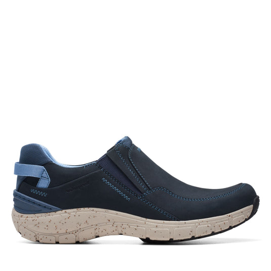 Clarks Women's Wave PlateauAP Navy Nubuck