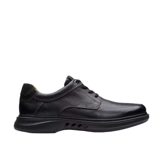 Clarks Men's Un Briley Lace Shoes Black Leather Clarks Men's Un Briley Lace Shoes Black Leather