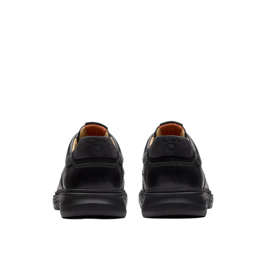 Clarks Men's Un Briley Pace Shoes Black Leather Clarks Men's Un Briley Pace Shoes Black Leather