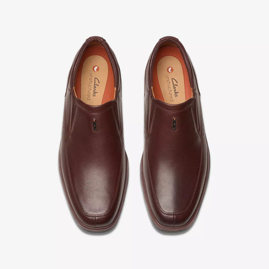 Clarks Men's Un Kendrick Way Slip-on Dress Brown Clarks Men's Un Kendrick Way Slip-on Dress Brown