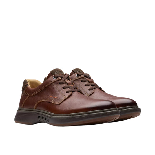 Clarks Men's Un Briley Pace Shoes Tan Leather Clarks Men's Un Briley Pace Shoes Tan Leather