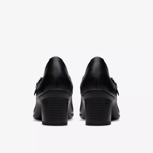 Clarks Women's Shaya Jane Dress Shoe Black Leather Clarks Women's Shaya Jane Dress Shoe Black Leather