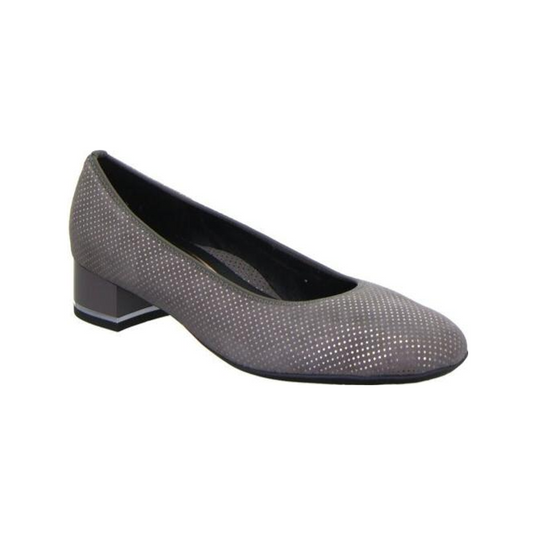 Ara Women's Graz Block Heel Grey Suede Ara Women's Graz Block Heel Grey Suede