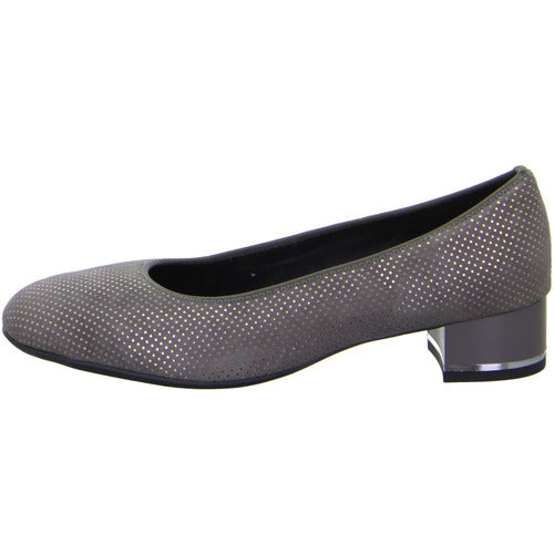 Ara Women's 12-21838-16 Block Heel Grey Suede Ara Women's 12-21838-16 Block Heel Grey Suede