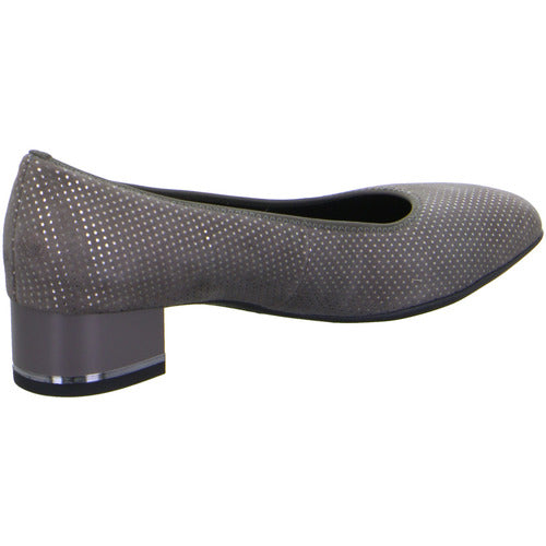 Ara Women's 12-21838-16 Block Heel Grey Suede Ara Women's 12-21838-16 Block Heel Grey Suede