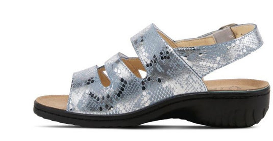 Spring Step Flexus Women's Acamar Sandals Blue Multi Spring Step Flexus Women's Acamar Sandals Blue Multi