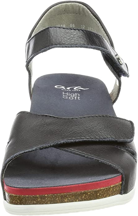 Ara Women's Nantucket Wedge Sandals Blue Ara Women's Nantucket Wedge Sandals Blue