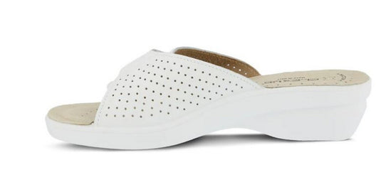 Spring Step Flexus Women's Kea Slide Sandals White Spring Step Flexus Women's Kea Slide Sandals White