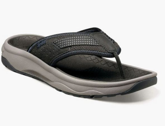 Florsheim Men's Sandal Tread lite Thong Sandal Black Florsheim Men's Sandal Tread lite Thong Sandal Black