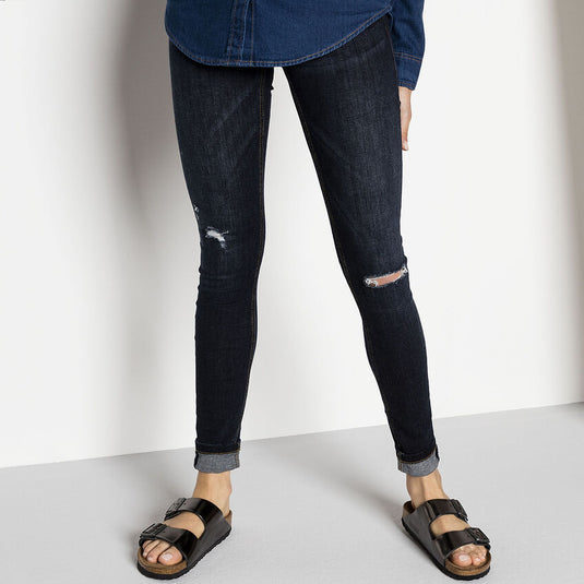 Birkenstock Sandals Arizona Soft Footbed Leather Metallic Anthracite Birkenstock Sandals Arizona Soft Footbed Leather Metallic Anthracite