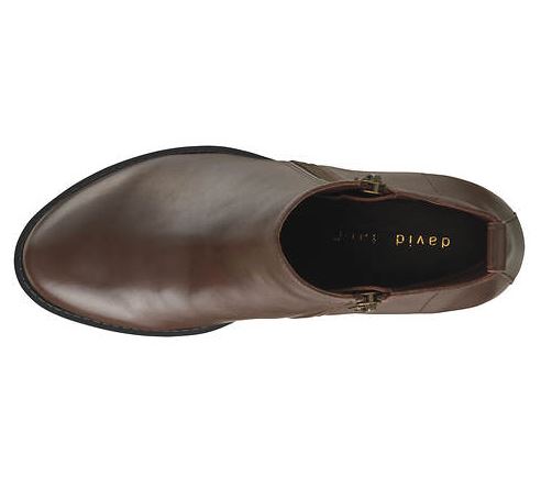David Tate Women's Cubana Bootie Brown Leather David Tate Women's Cubana Bootie Brown Leather