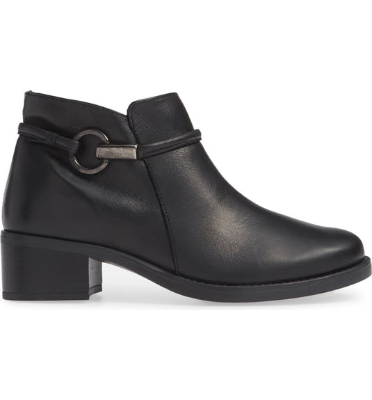 David Tate Women's Miller Bootie Black Leather David Tate Women's Miller Bootie Black Leather