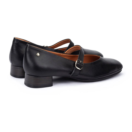 Pikolinos Women's UBEDA Buckle heeled shoes Black Pikolinos Women's UBEDA Buckle heeled shoes Black
