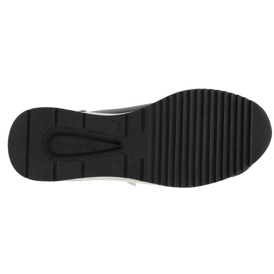 Remonte Women's by Rieker D0T03-01 Wedge Sneaker Black Remonte Women's by Rieker D0T03-01 Wedge Sneaker Black