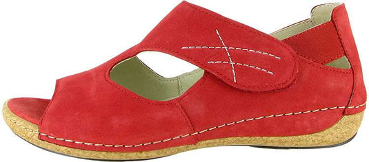 Waldlaufer Women's Bailey Heliett Red Nubuck Waldlaufer Women's Bailey Heliett Red Nubuck