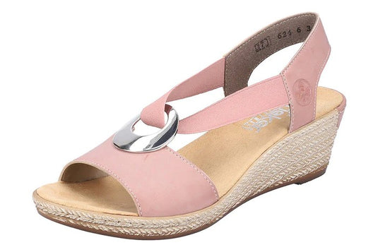 Rieker Women's Fanni H6 Sandals Darkrose Rieker Women's Fanni H6 Sandals Darkrose