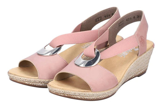 Rieker Women's Fanni H6 Sandals Darkrose Rieker Women's Fanni H6 Sandals Darkrose