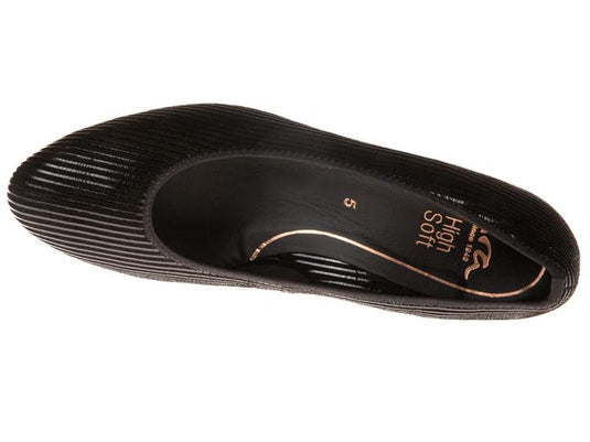 Ara Women's 12-11486-03 Block Heel Pumps Black Ara Women's 12-11486-03 Block Heel Pumps Black