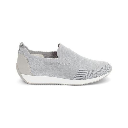 Ara Women's Leena Slip-on Grey & Silver Ara Women's Leena Slip-on Grey & Silver