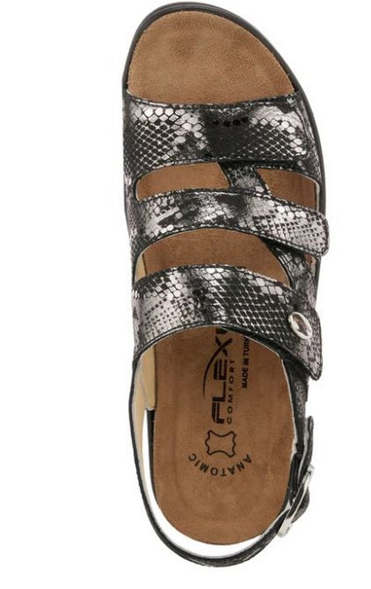 Spring Step Flexus Women's Acamar Sandals Black Multi Spring Step Flexus Women's Acamar Sandals Black Multi