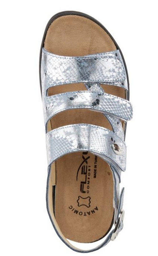 Spring Step Flexus Women's Acamar Sandals Blue Multi Spring Step Flexus Women's Acamar Sandals Blue Multi