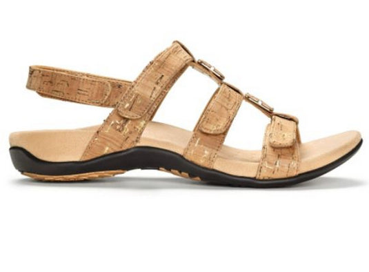 Vionic Women's Amber Sandals Gold Cork Vionic Women's Amber Sandals Gold Cork