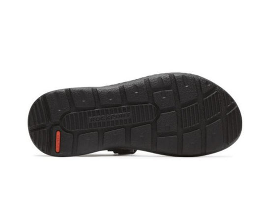 Rockport Men's Darwyn Quarter- Strap Sandal Brown Leather Rockport Men's Darwyn Quarter- Strap Sandal Brown Leather