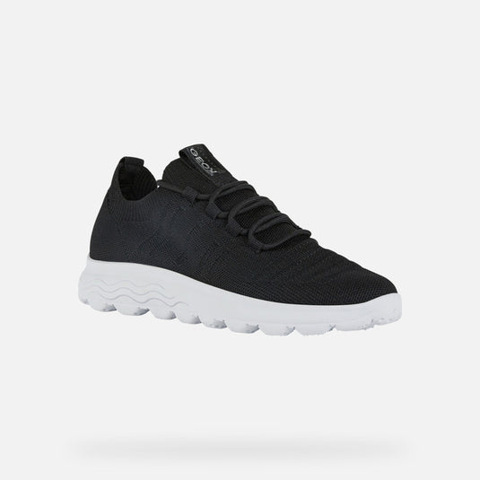 Geox Women's Spherica Sneaker Black