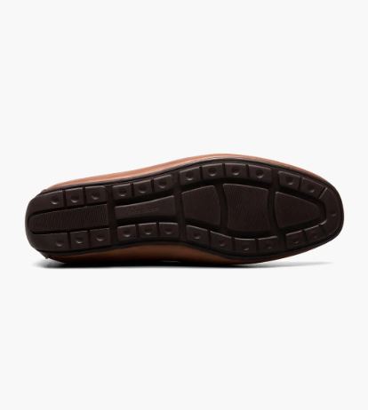 Florsheim Men's TALLADEGA Moc Toe Venetian Driver Cognac Florsheim Men's TALLADEGA Moc Toe Venetian Driver Cognac