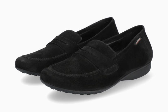 Mobils by Mephisto Women's Flavya Black Leather Velvet Mobils by Mephisto Women's Flavya Black Leather Velvet