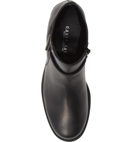 David Tate Women's Miller Bootie Black Leather David Tate Women's Miller Bootie Black Leather