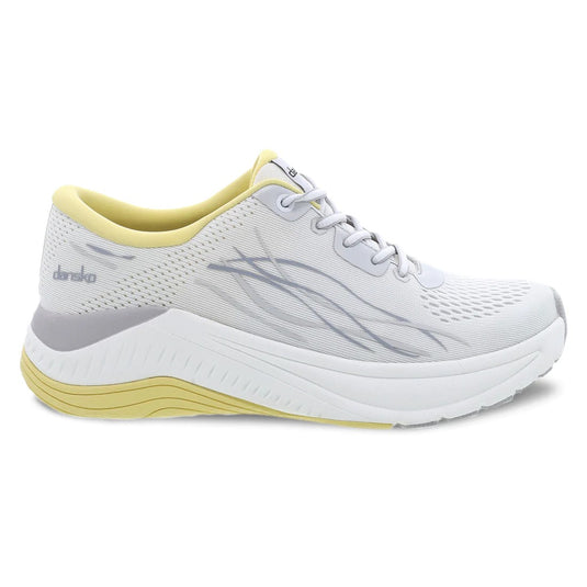 Dansko Women's Pace Wide White Yellow Mesh Dansko Women's Pace Wide White Yellow Mesh