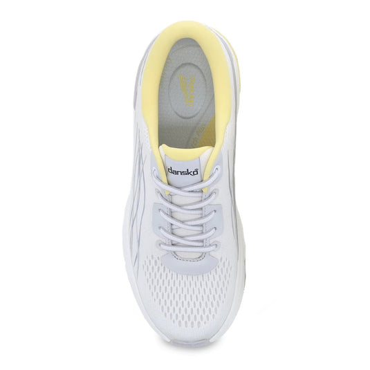 Dansko Women's Pace Wide White Yellow Mesh Dansko Women's Pace Wide White Yellow Mesh