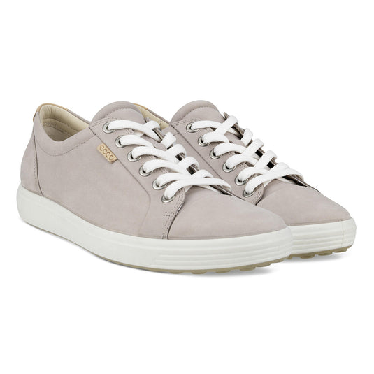 Ecco Women's Soft 7 Sneakers Gray-Rose Ecco Women's Soft 7 Sneakers Gray-Rose