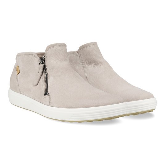 Ecco Women's Soft 7 Low Boot Grey Rose Ecco Women's Soft 7 Low Boot Grey Rose