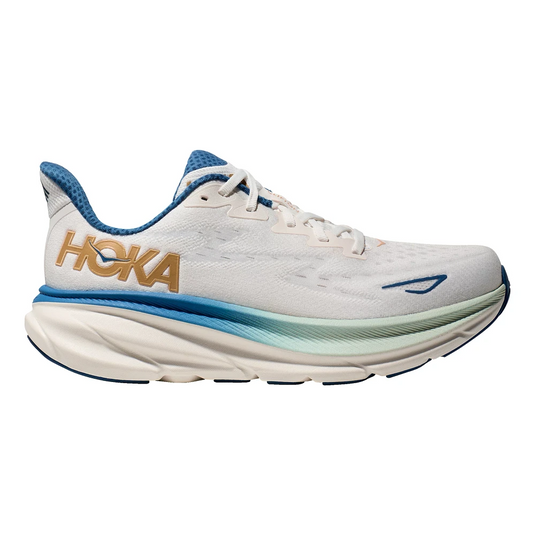 Hoka One One Men's Clifton 9 Sneaker Frost/Gold Hoka One One Men's Clifton 9 Sneaker Frost/Gold