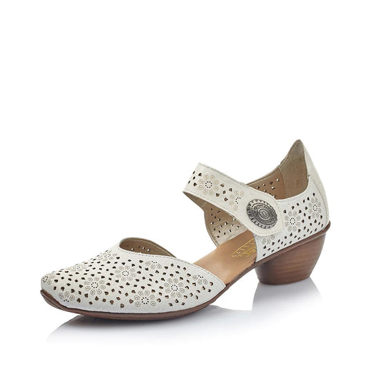 Rieker Women's Mirjam Sandal White Rieker Women's Mirjam Sandal White