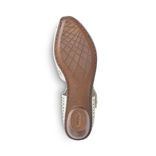 Rieker Women's Mirjam Sandal White Rieker Women's Mirjam Sandal White