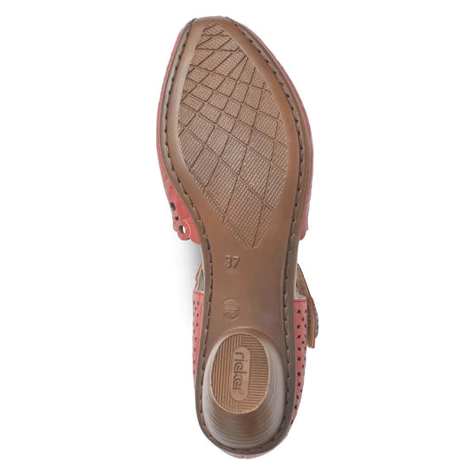 Rieker Women's Mirjam Sandal Red Rieker Women's Mirjam Sandal Red