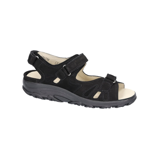 Waldluafer Women's Hanni Sandal Black Waldluafer Women's Hanni Sandal Black