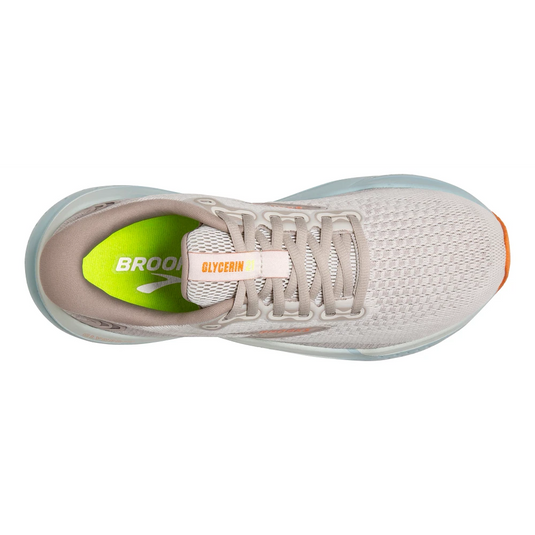 Brooks Women's Glycerin 21 Sneakers Coconut/Aqua Brooks Women's Glycerin 21 Sneakers Coconut/Aqua