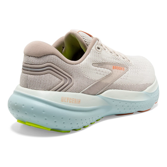 Brooks Women's Glycerin 21 Sneakers Coconut/Aqua Brooks Women's Glycerin 21 Sneakers Coconut/Aqua
