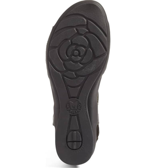 Mephisto Women's Pattie Flat Sandals Black Mephisto Women's Pattie Flat Sandals Black