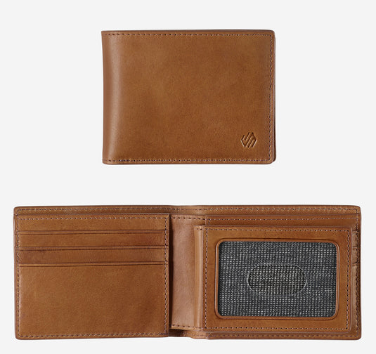 Johnston & Murphy Men's Rhodes 2-in-1 Billfold Wallet Tan