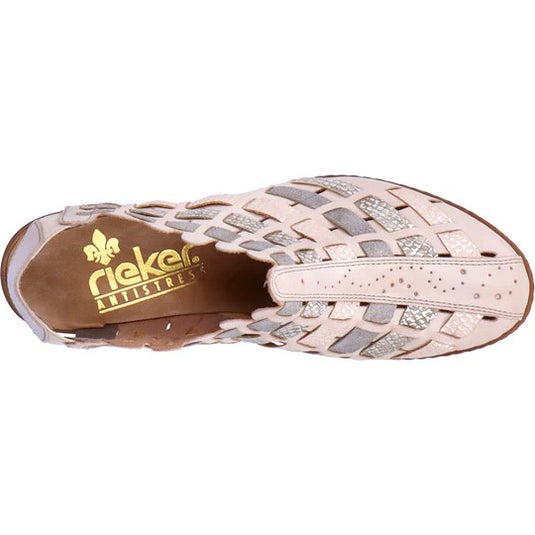 Rieker Women's Sina Beige Kombi Rieker Women's Sina Beige Kombi