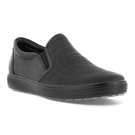 Ecco Women's Soft 7 Street Slip on Black/Black Ecco Women's Soft 7 Street Slip on Black/Black
